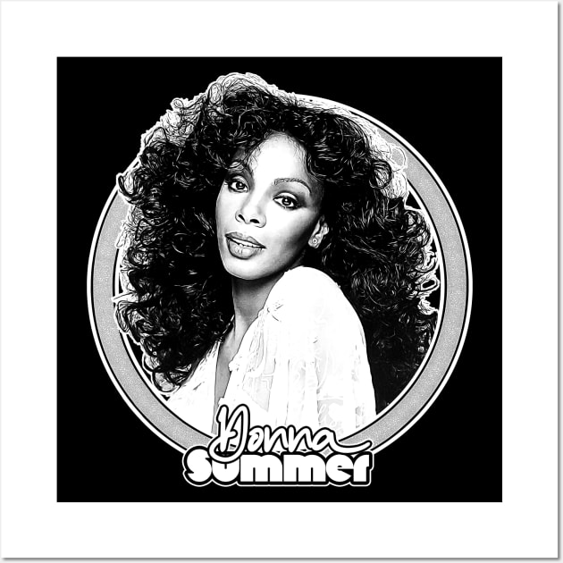 Donna Summer \\\\\ Retro Style Fan Art Design Wall Art by DankFutura